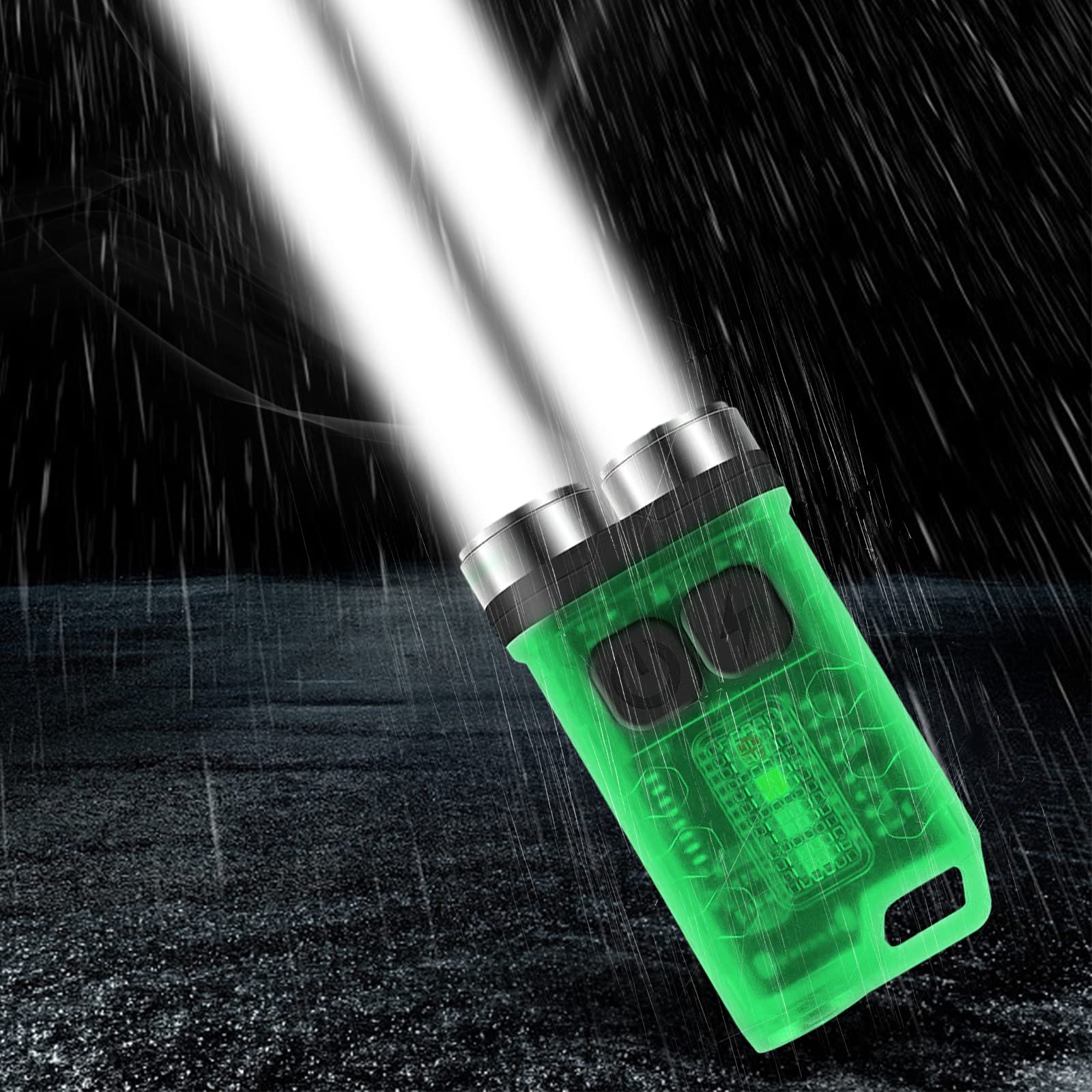 Lumikey V3-900 Lumen EDC Mini Keychain - Lumikeys Flashlight, Lumikeys V3 Flashlight, Lumikey V3-900 Lumen, 900 High Lumen Keychain EDC Flashlight, for Camping, Outdoor, Emergency (White)