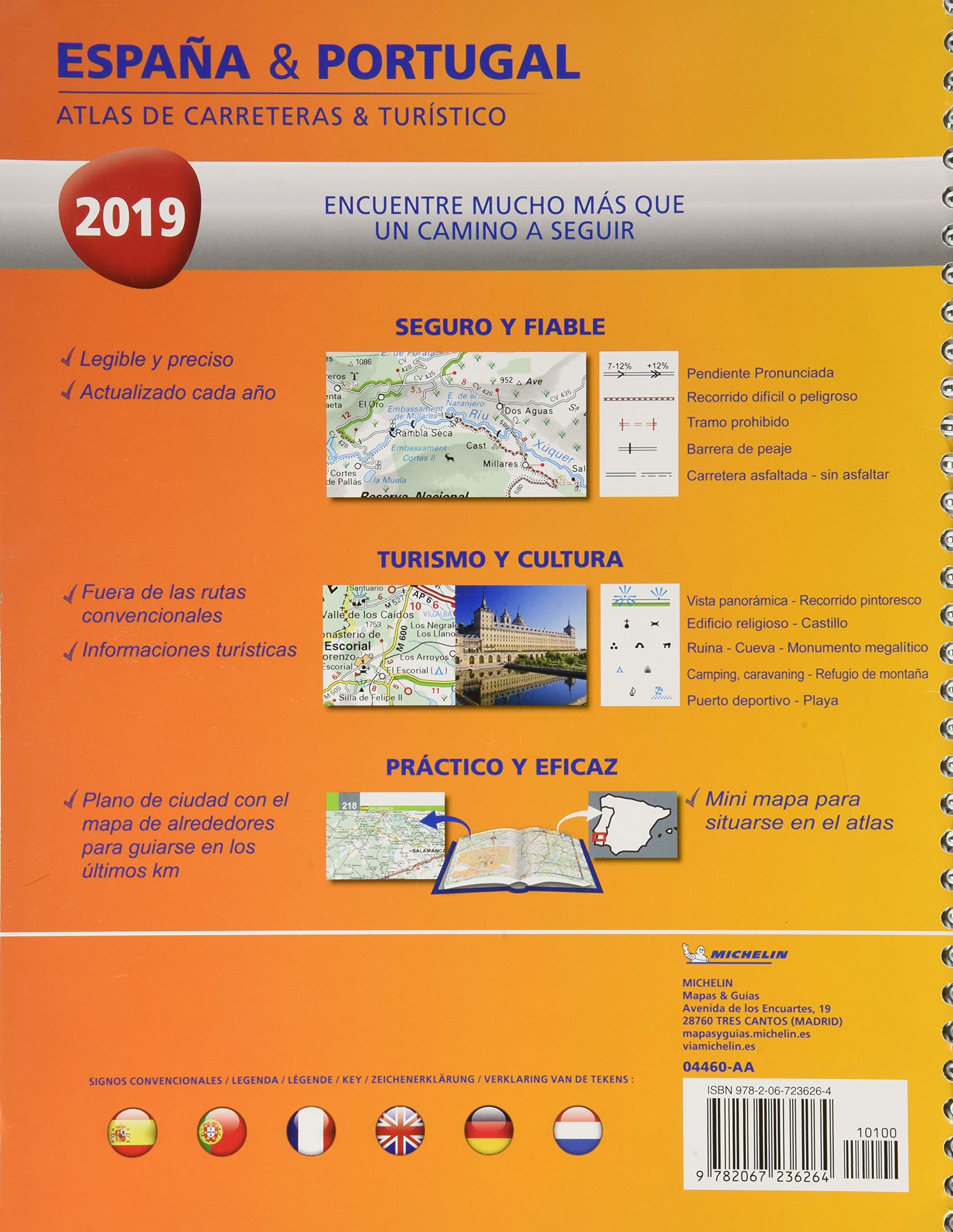 España & Portugal (formato A-4) (Atlas de carreteras y turístico ) (Atlas de carreteras Michelin)