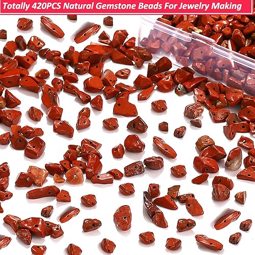 Miniatura 2 de Cuentas de piedra natural para la fabricación de joyas, cuentas sueltas de piedras preciosas irregulares, piezas de cristal trituradas, cuentas de