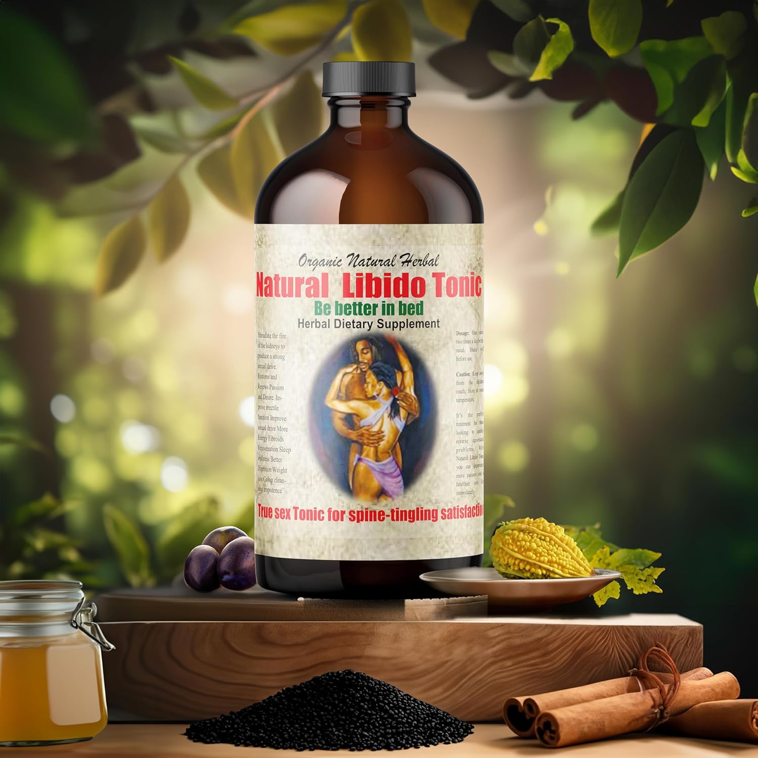 HERBOGANIC Men Wellnes Living Bitter 16oz For Overall health and wellness