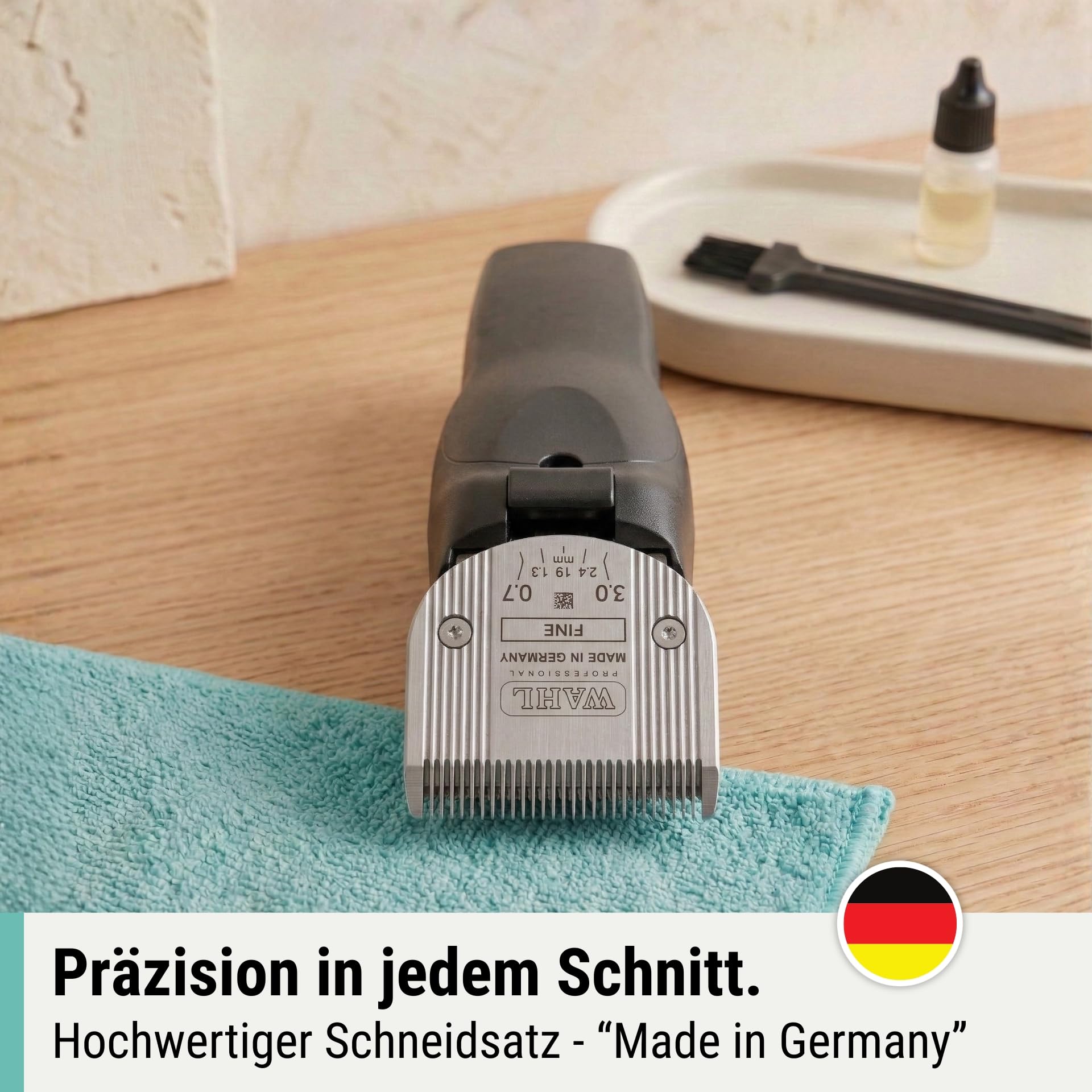 Agrarzone Wahl Arco Pro Hundeschermaschine 2 Akkus Schermaschine Hund Moser | Aufsteckkamm Set, Moser, leistungsstark, Rasierer, Trimmer, Katzen