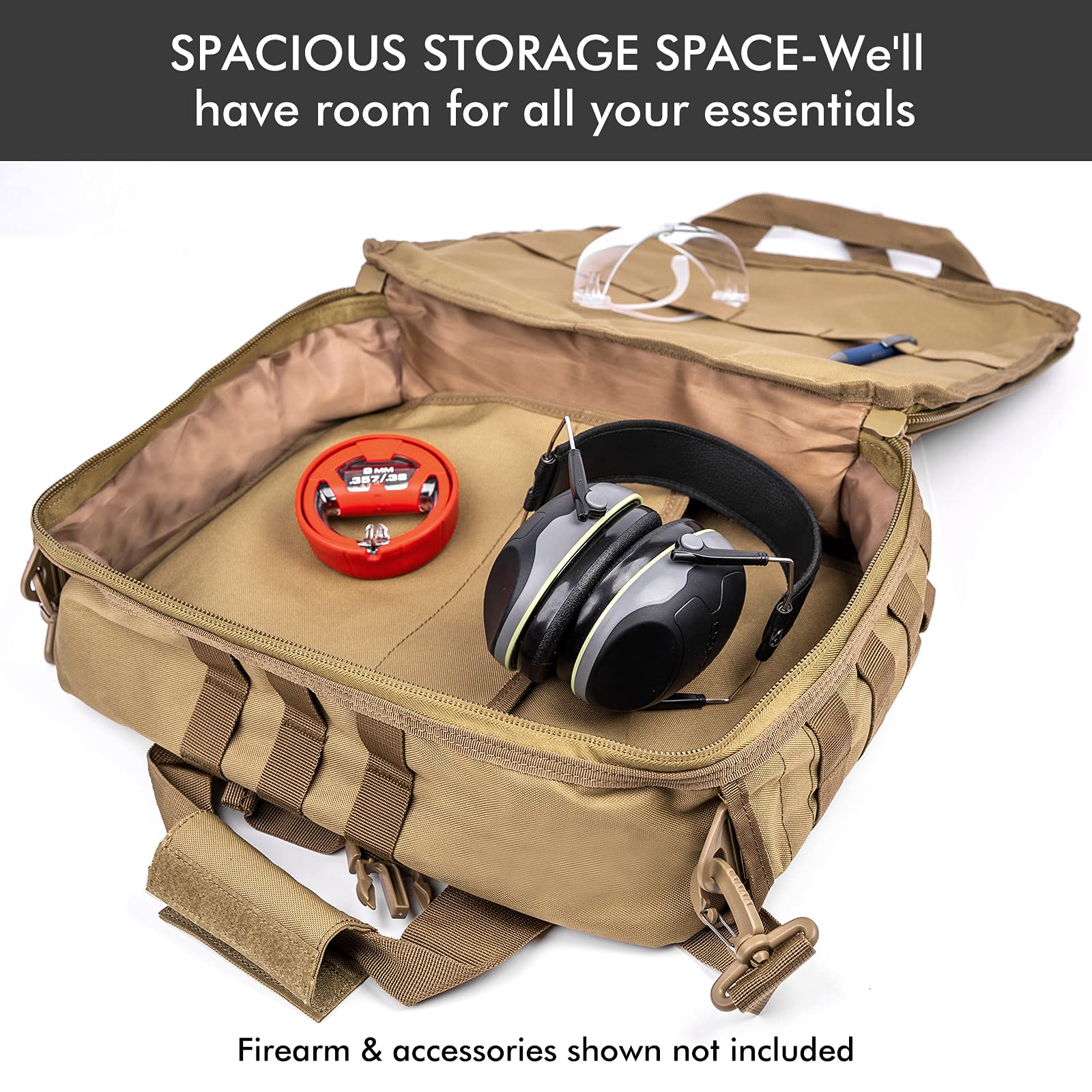 SEALANTIC Specialist Series Pistol Range Bag, Tactical Shooting Bag for