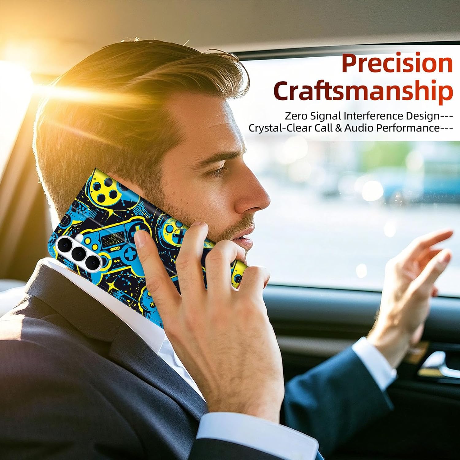 for Samsung Galaxy S26 Wallet Case with Card Holder, Magnetic Leather Flip Folio Cover with Kickstand, Shockproof Design for Business Travel, Stylish for Men & Women, Game Theme