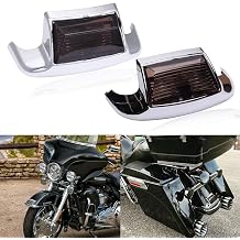 Rich Choices Smoke Front Fender Light LED Rear Fender Tip Lights Compatible with Harley Road King Electra Glide Ultra Classic Heritage Softail Touring FLHR FLSTC FLHTC FLHTCU