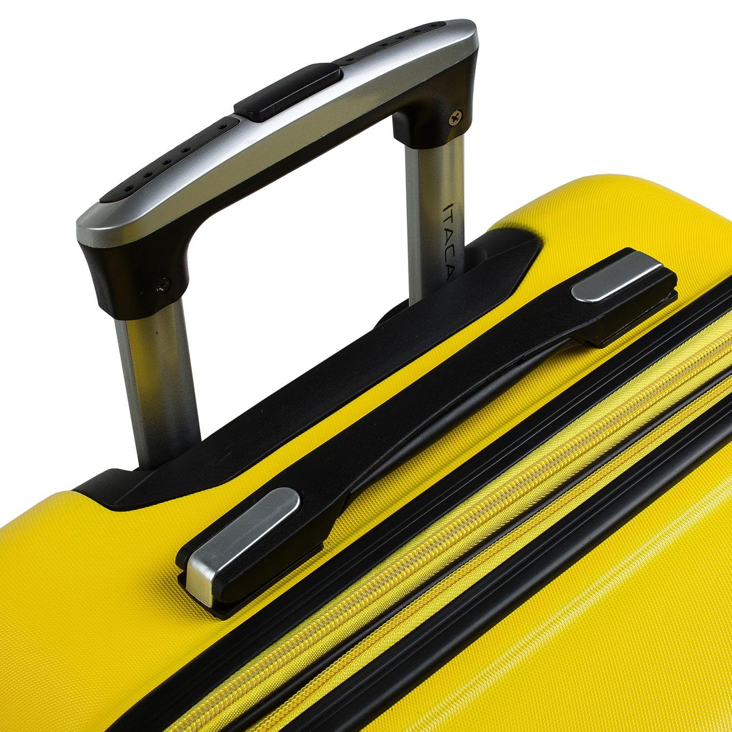 ITACA - Maletas Grandes De Viaje Rígidas Ligeras con 4 Doble Rueda 360° Maleta Grande 23 Kilos Alta Resistencia Extensible Maleta XL Duradera, Amarillo