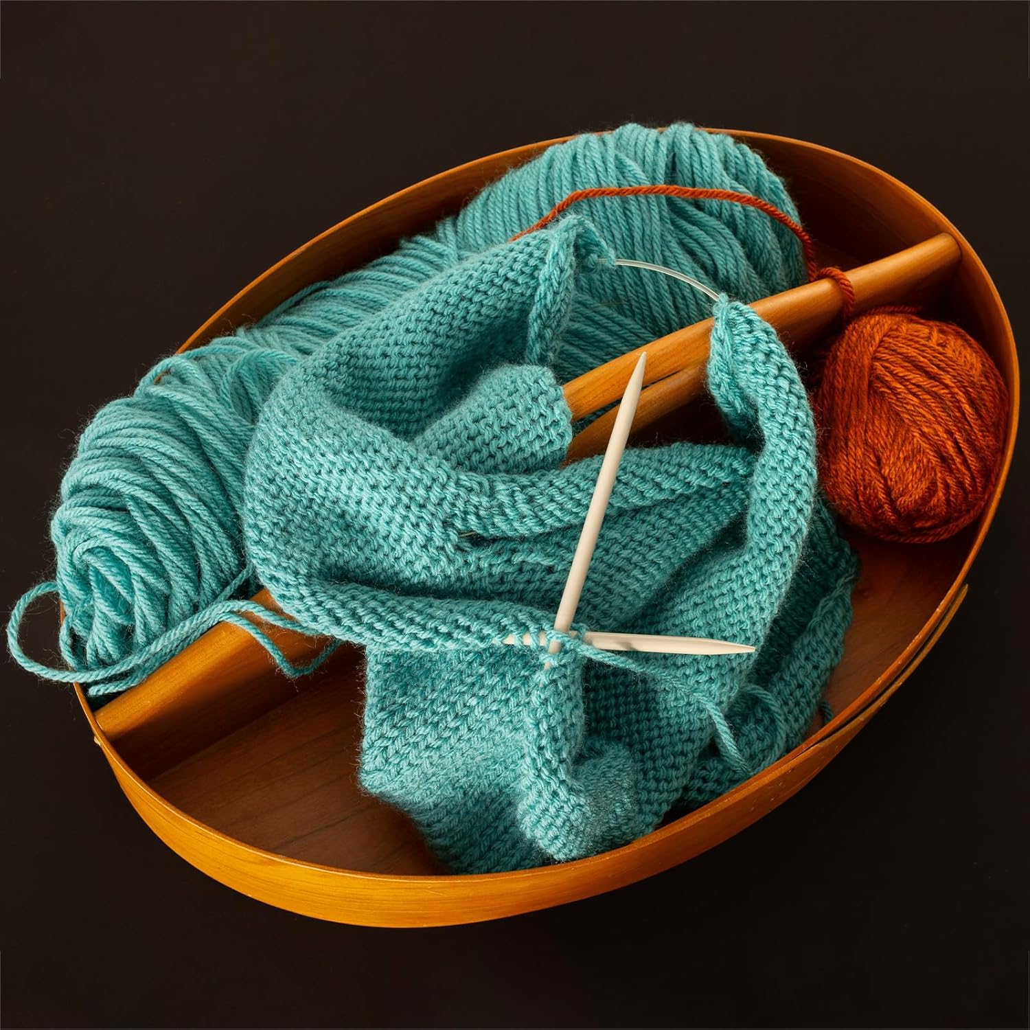 uxcell Aluminum Circular Knitting Needle US Size 24 Inch (60cm) Length Size US 4 (3.5mm) Round Knitting Needle for Handmade Projects DIY Knitting - Image 5