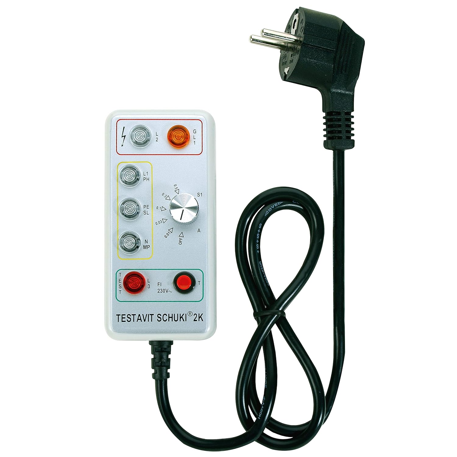 Testboy TVS 2K Socket Control Device with Differential Test Amazon