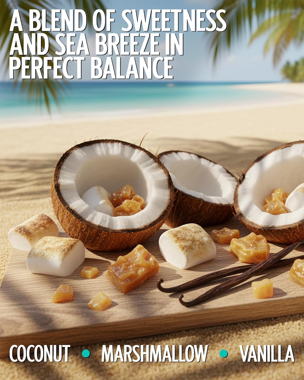 PB ParfumsBelcam Côte du Soleil Eau de Parfum for Women – Sweet Beachy Gourmand Scent with Coconut, Vanilla & Marshmallow – Long-Lasting Women’s Fragrance, Everyday Luxury Perfume, 3.4 fl oz - Image 3