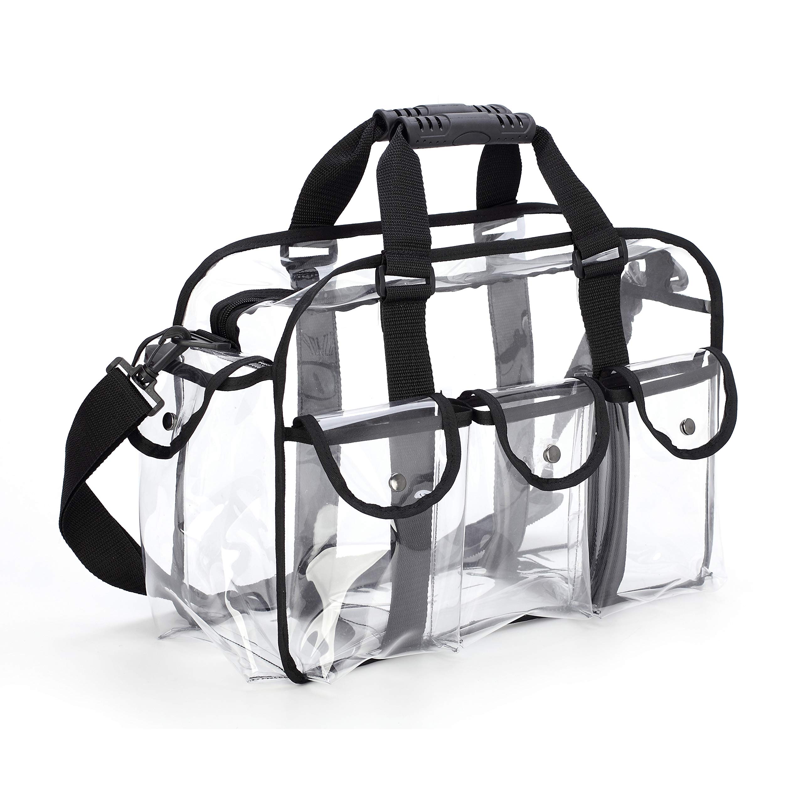 Wyenliz Clear Travel Makeup Bag Shoulder Strap Adjustable