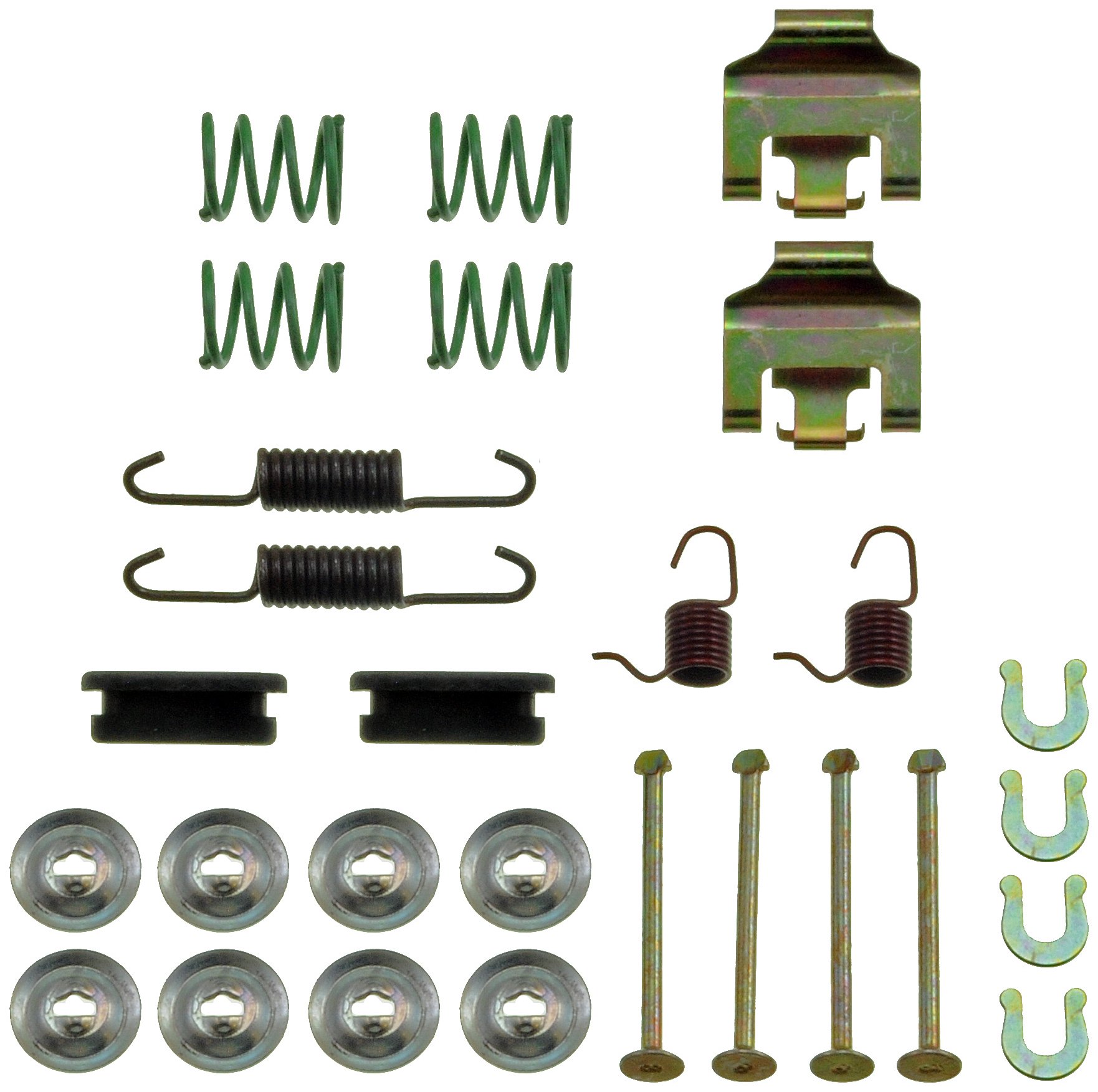 DORMAN HW17286 - Dorman HW17286 Rear Drum Brake Hardware Kit Compatible with Select Toyota Models - Drum Brk Hdw Kit - Drum Brake Hardware Kit - Brake Drum Hardware - Brake Hardware Kit - Drum Hardware Kit - This drum brake hardware kit is designed to match the original hardware required to repair the drum brake on specified vehicles. Made of quality components, this kit is engineered for reliable performance and durability. - Toyota Tercel 1990-87