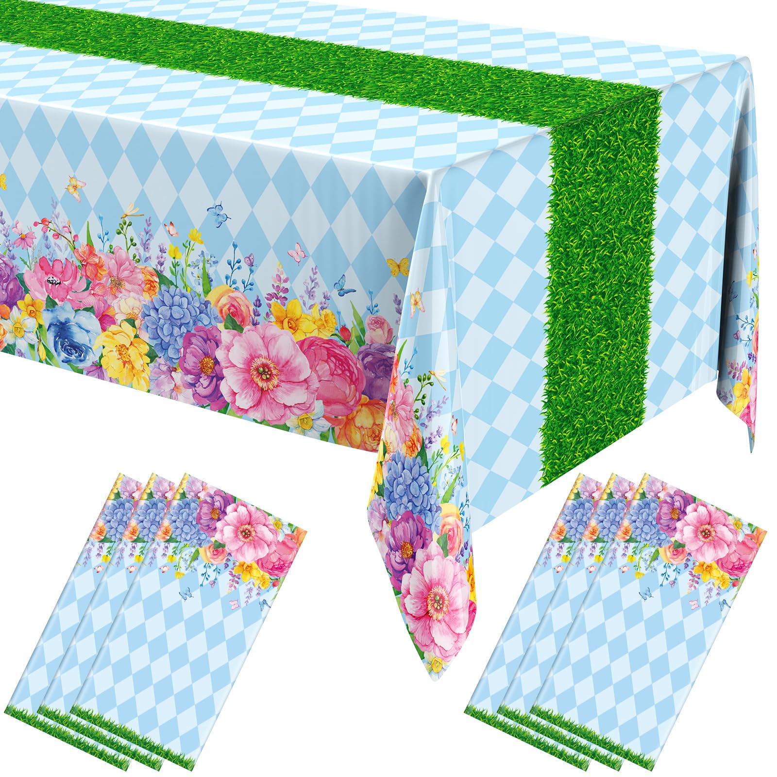 Nappes en plastique jetables pour table d'anniversaire et cuisine extérieure