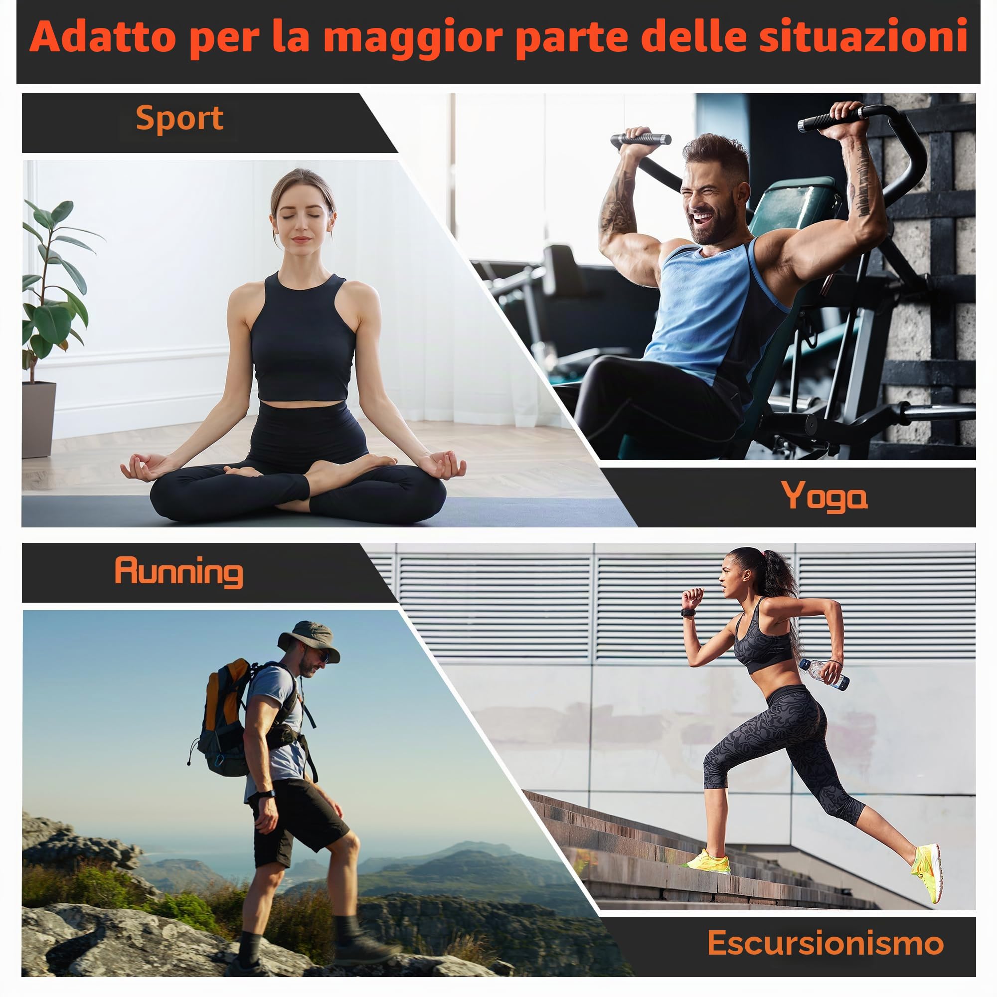 3 Pezzi Asciugamani Palestra, 40×80 cm, Pelle-friendly Asciugamano Microfibra, Telo Palestra Assorbente e Fast-dry per Uomo Donna, Accessori per Sport Nuoto Viaggi Camping Spiaggia Bagno, Grigio Scuro