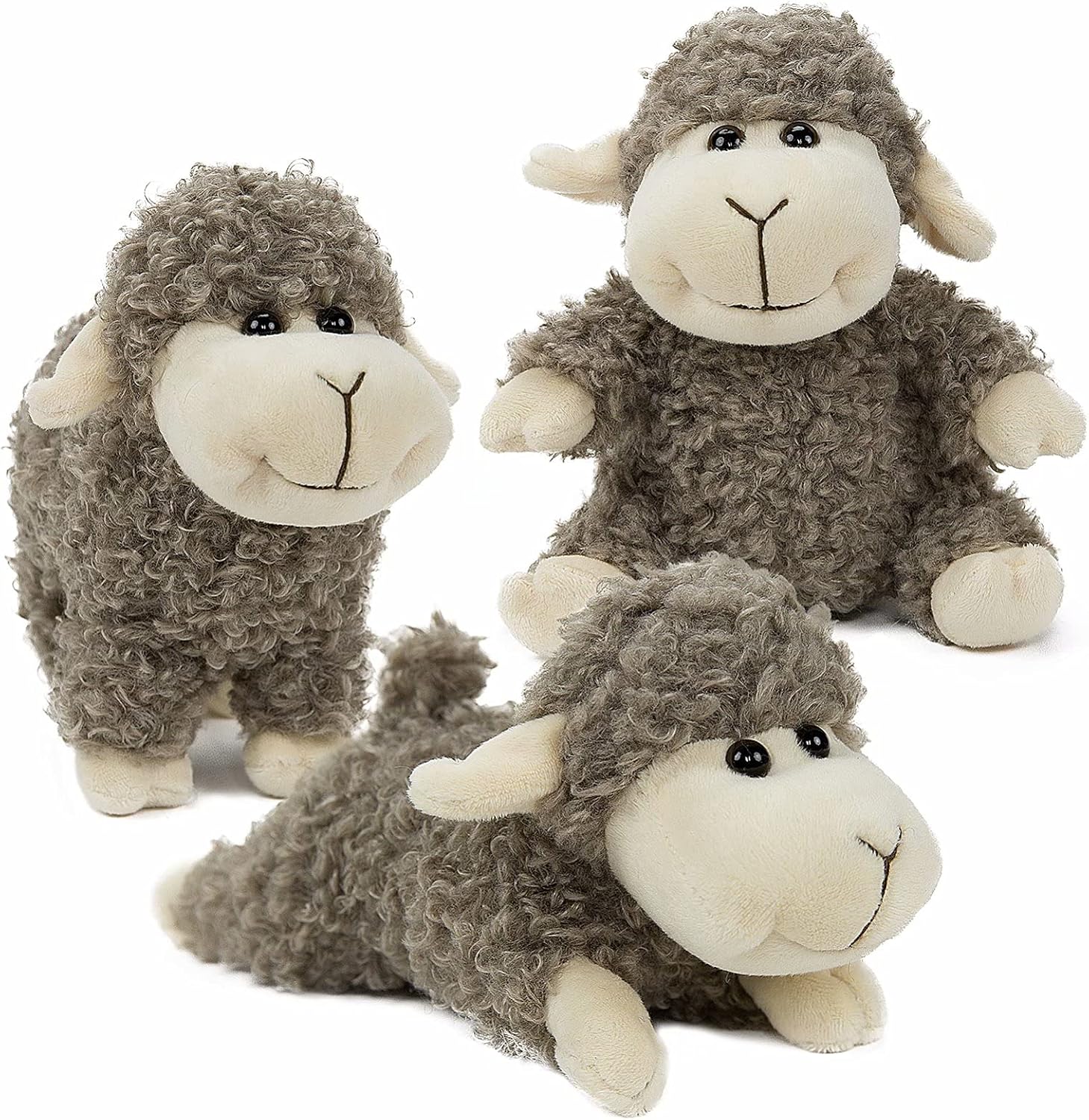 Stuffed Animal Sheep Lamb Plush Toy 3 Pcs Sheep Stuffed Animal Cute and