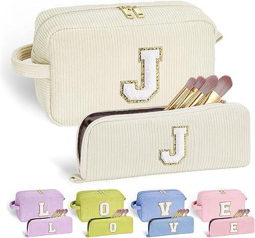 Miniatura 18 de YOOLIFE 2 bonitas bolsas de maquillaje de viaje, bolsa de maquillaje, bolsa de cosméticos, bolsa de brochas de maquillaje para adolescentes, niñas,