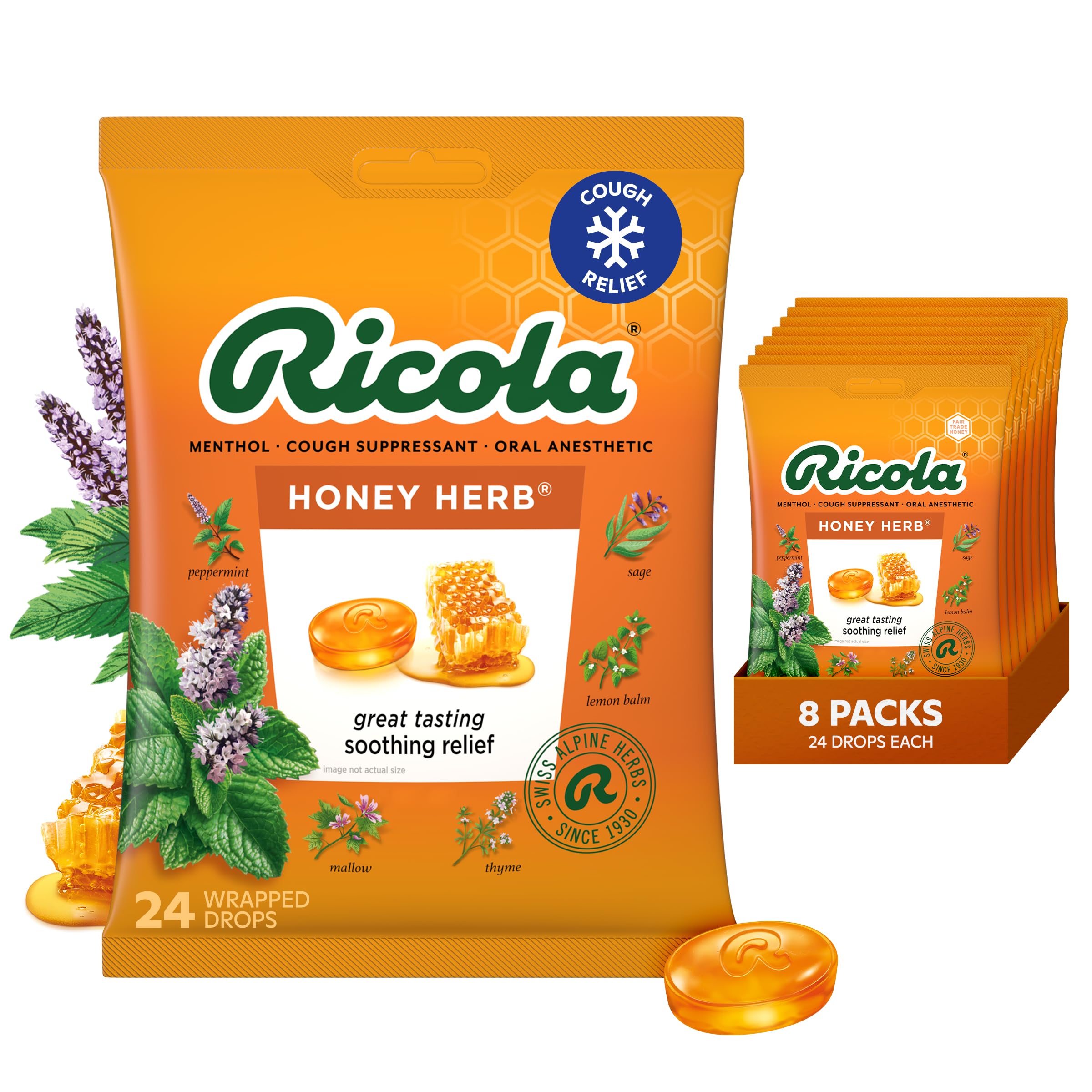 Ricola Honey Herb Cough Drops - 45 Count — Amazon image 9