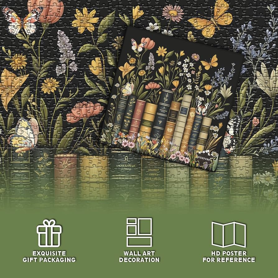 【willfully】big flower print OP Amazon.com: Colorful Flower Puzzles for Adults, Mosaic Plant