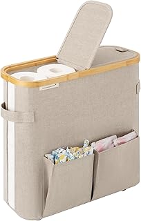 StorageWorks Toilet Paper Storage Baskets with Dual Flip Li…