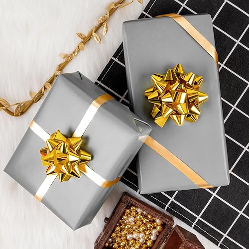 Miniatura 39 de RUSPEPA Papel de regalo negro de color sólido para bodas, cumpleaños, fiestas, felicitaciones y vacaciones, 30 pulgadas x 32.8 pies Negro -,Azul