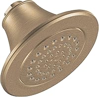 Vista 8 de Moen S6312 Icon Cabezal de ducha de una función de 5-7/8 pulgadas con caudal de 2.5 GPM, cromado