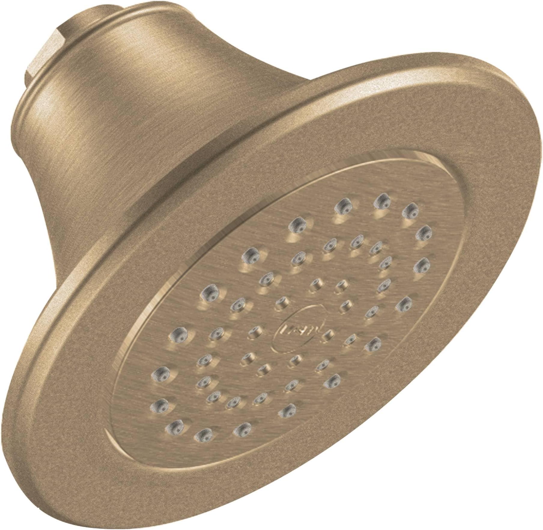 Moen S6312BB Icon One-Function Standard Shower Head, Brushed BronzeWaterSense