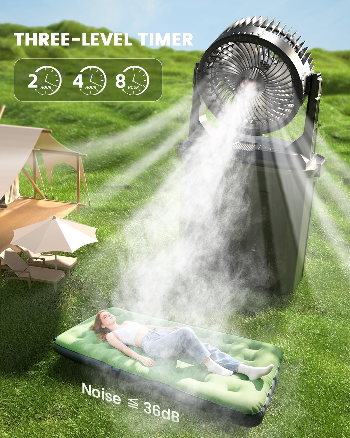 camping a30 coldSky Misting Fan Fan Black, 20000mAh Battery, 4 Speeds: Buy Online at Best Price in UAE ergonomic form that fits GLORIAFULLBUILD Festive 500: Mit Plan Color: Frame/Lens:Topo w/ Clear Lens