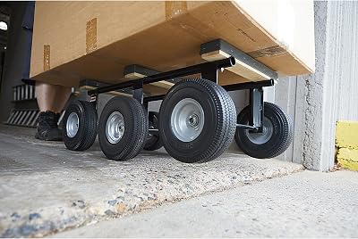 Embrayage 1200-Lb. Capacité 6 roues All-Terrain Dolly