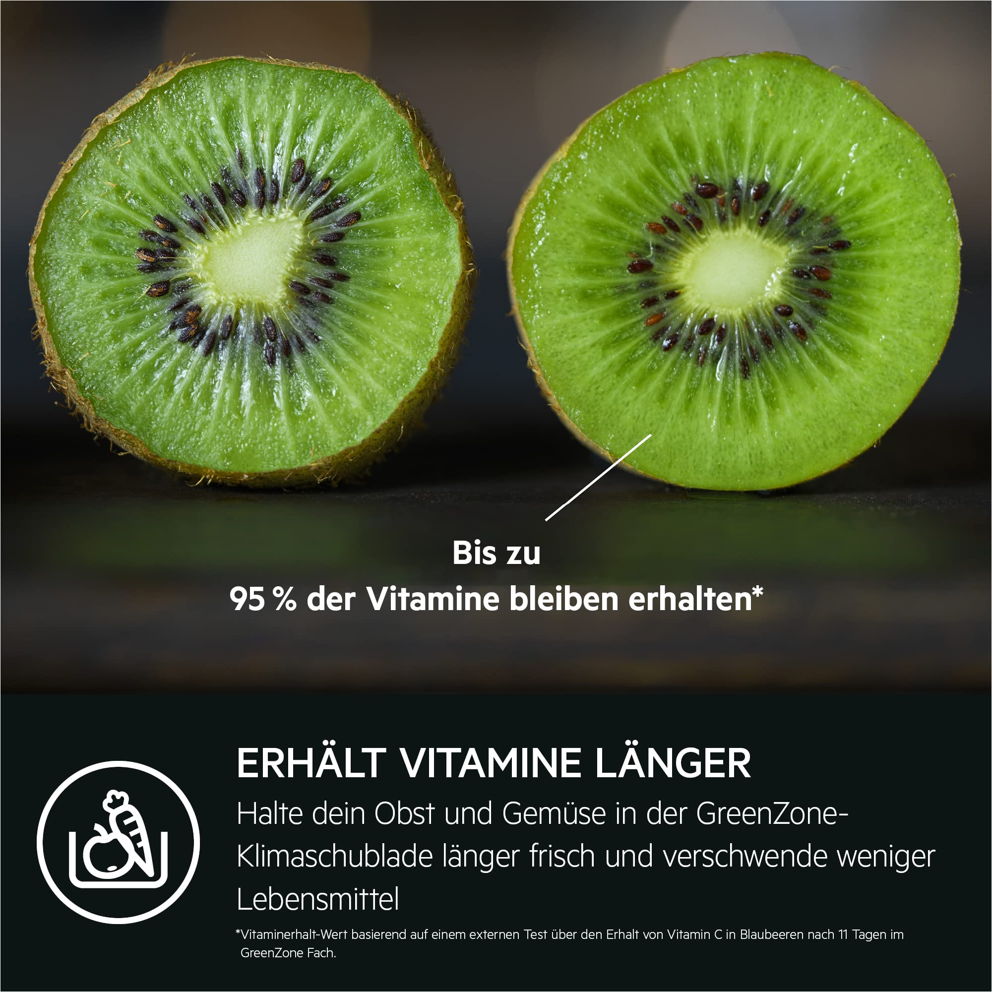 AEG WiFi Einbau-Kühl-Gefrierkombination 178cm, Serie 9000 MultiChill: Null-Grad-Schublade -3°C bis +5°C wählbar, Kühl- (114 L), Gefrier- (63L) & 0°C-Kaltraum (46 L), NoFrost, Festtür, TSC9V18WCC3