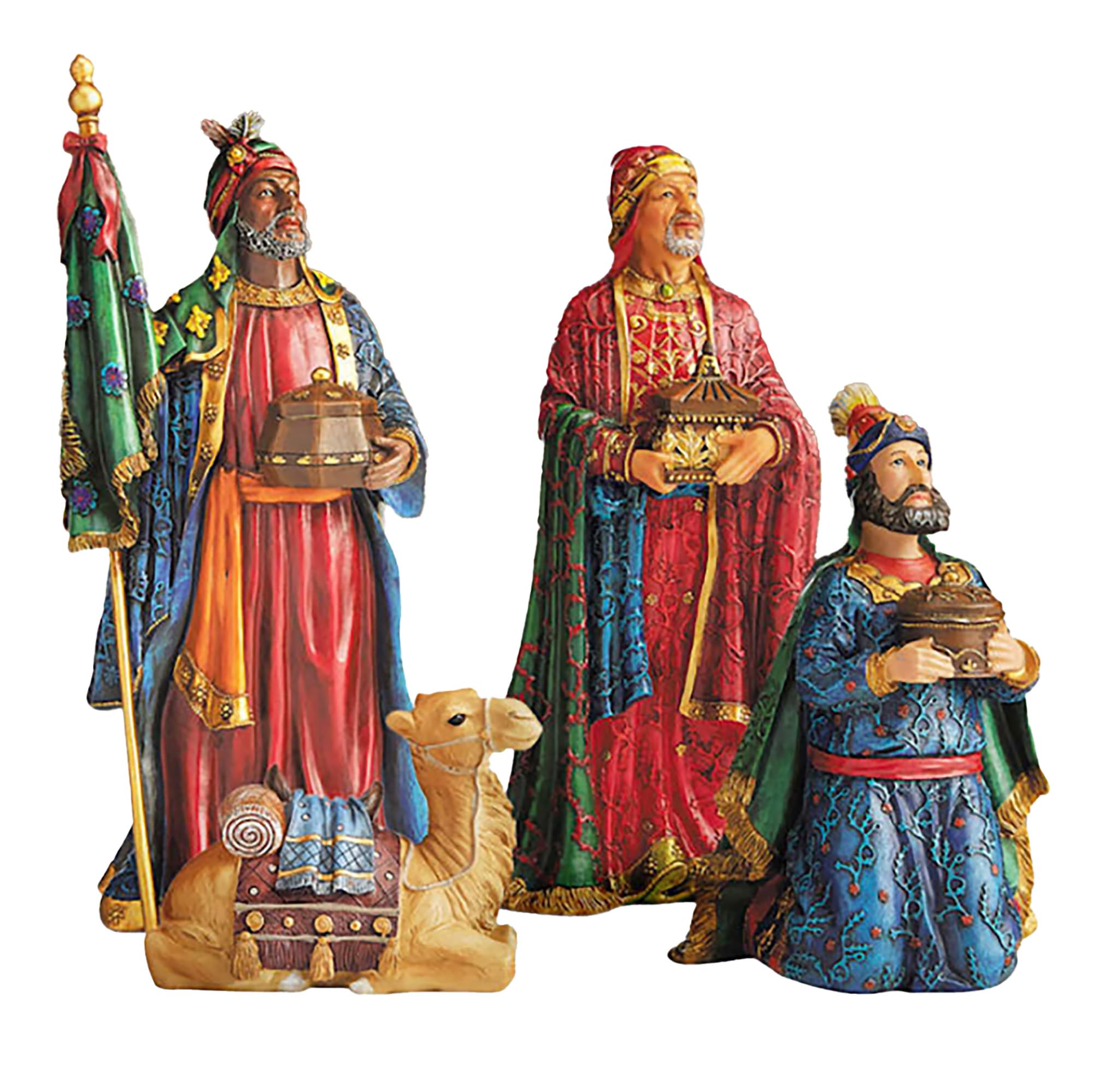 クロノヴァ しの 6Clock Wise Men 25個セット Amazon.com: Three Wise Men with Sitting Camel - Christmas Outdoor