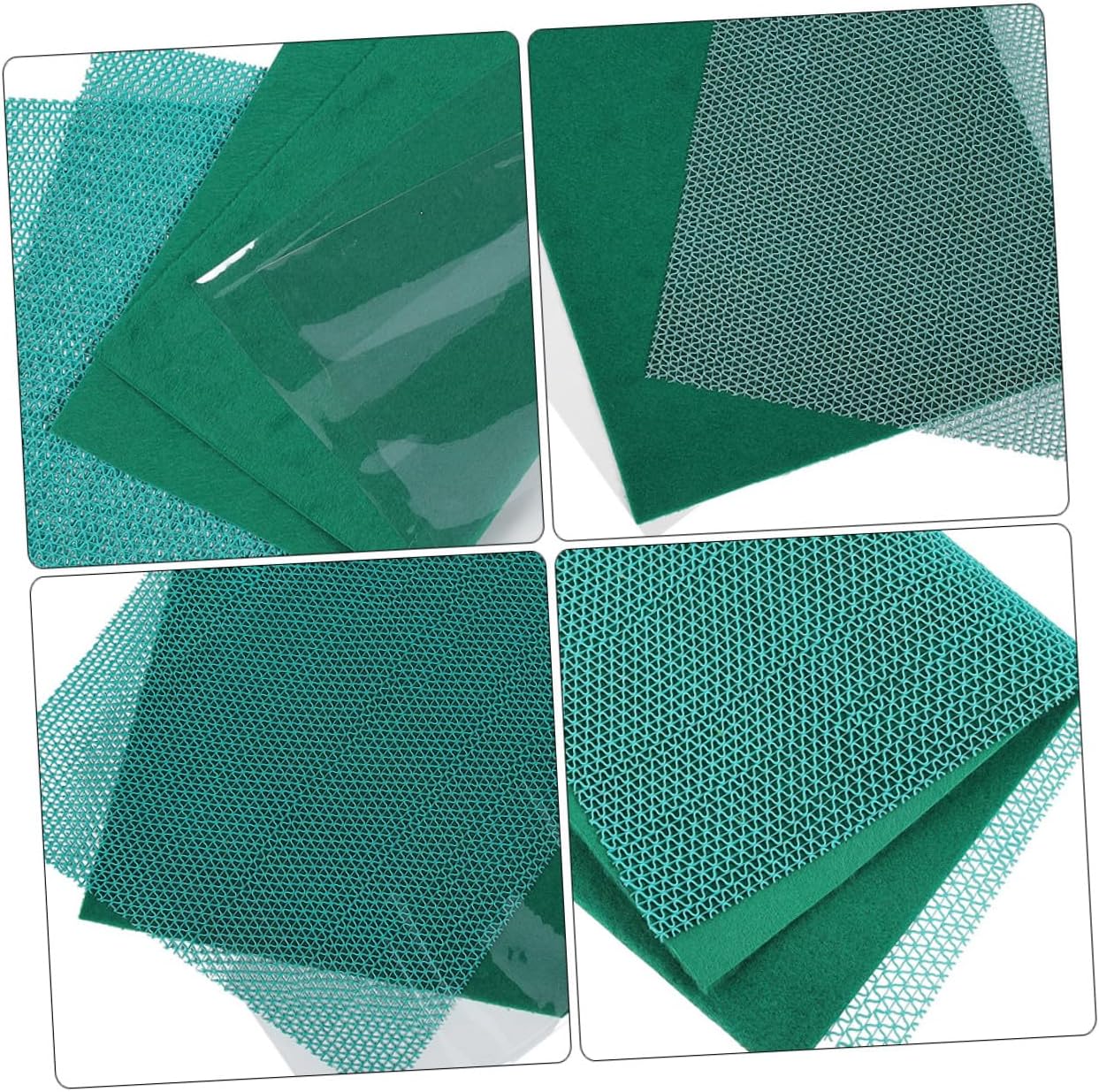 Toyvian Reptile Cage Liner Mat for Tortoise and Lizard Terrariums Heat Preservation Pet Substrate Cushion and Plastic Material Easy to Clean Reptile Carpet for Bearded Dragon Snake
