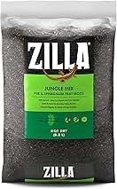 Zilla Reptile Terrarium Bedding Substrate Jungle Mix, 8 Quart