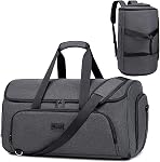 Vessgra Garment Bags for Travel, Duffle Bag 4 in 1 Convertible Garment Bag Weekender Travel Backpack with Shoes Compartment, Foldable Suit Bags for Men Women, Purple