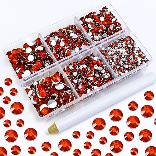 Vista 123 de 4500PCS Resin Flatback Rhinestone, 2mm 3mm 4mm 5mm 6mm Lemon Yellow Flatback Rhinestones for Tumblers, Nails Art, Mugs, Bottles, Craft Decoration