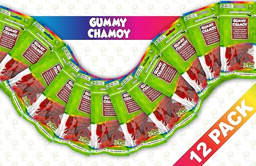 Miniatura 3 de Gusanos de neón recubiertos en nuestra mezcla de especias con sabor a chamoy  12 paquetes resellables  CHAMOY GUMMY  Sin desorden  Hecho a mano