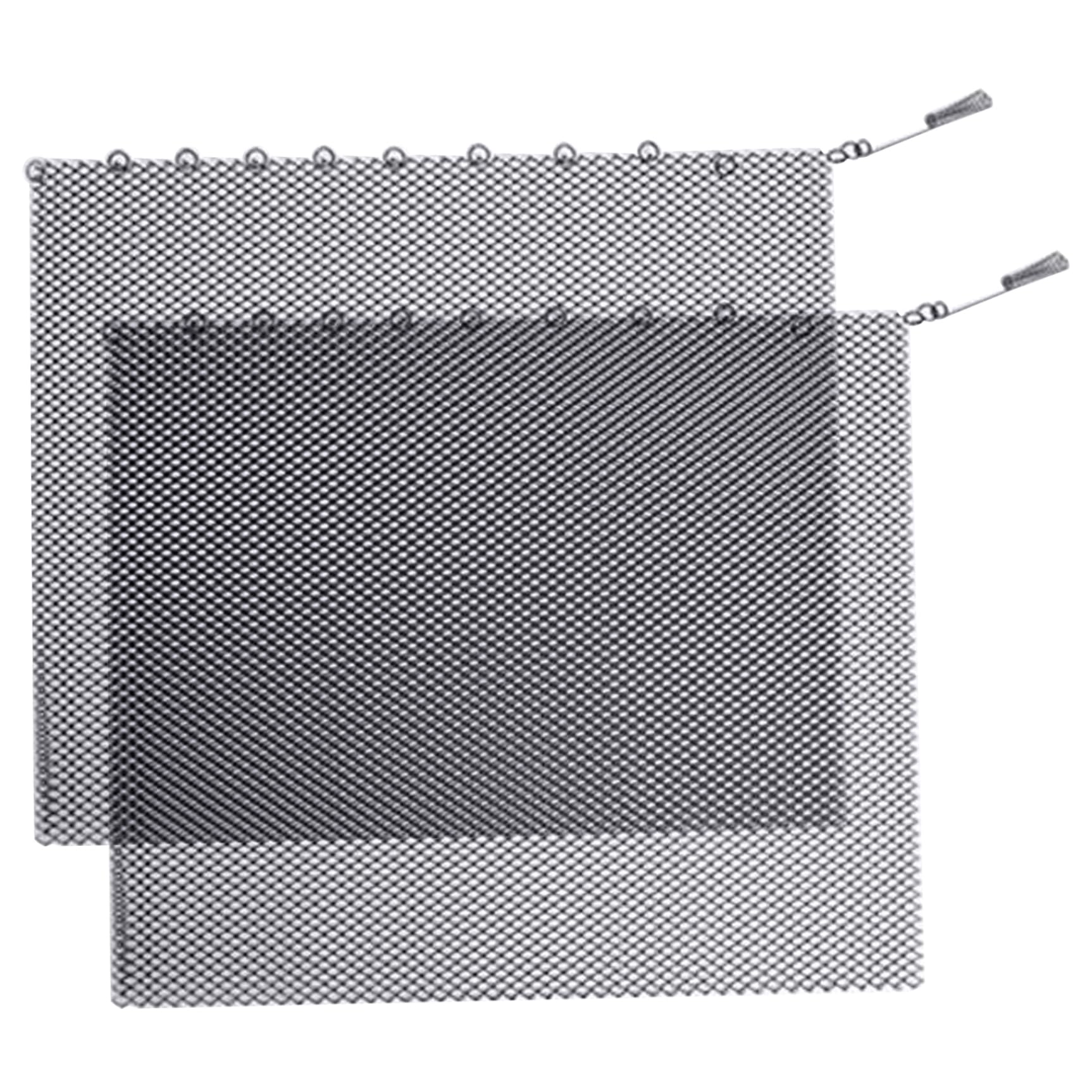 Rideau en maille cheminee pare-etincelles resistant a la chaleur