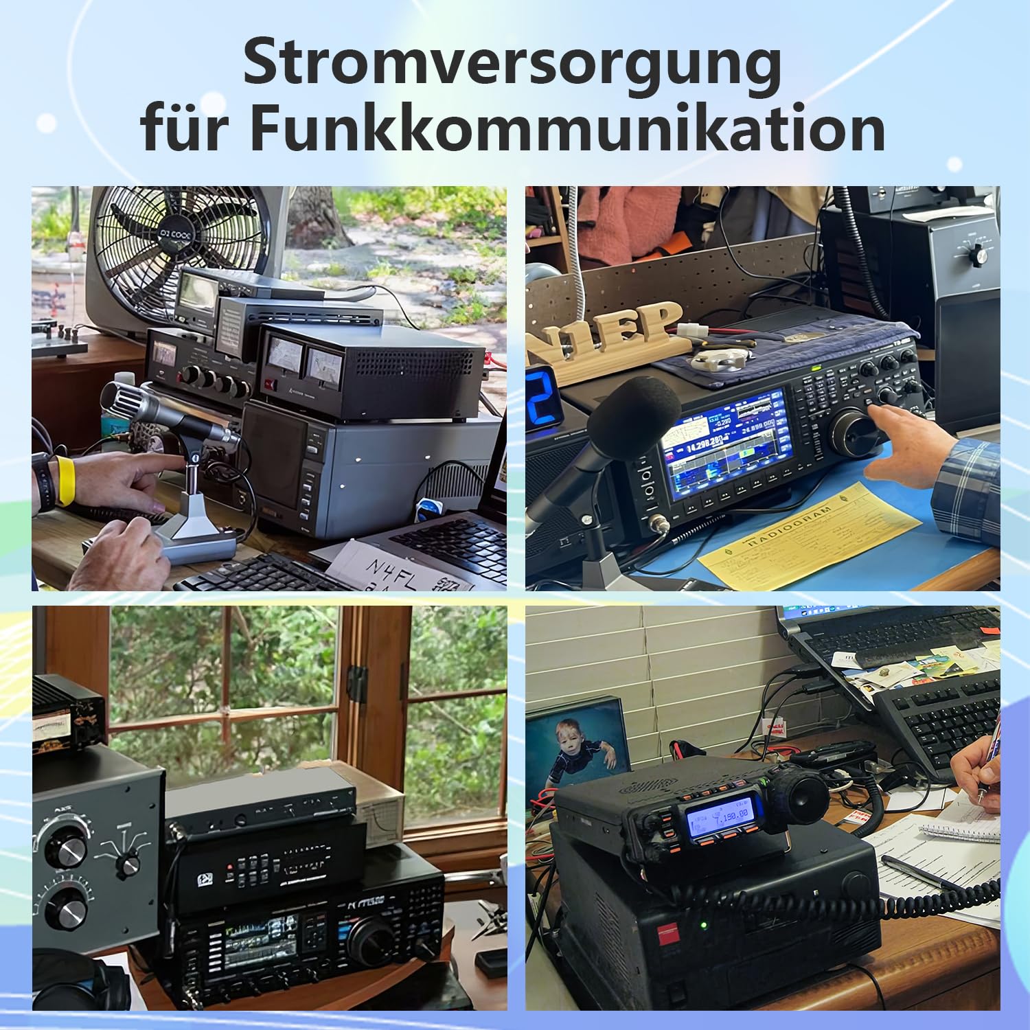 Universelles kompaktes Tischnetzteil – 60 Ampere geregelter Wechselstrom-Gleichstrom-Wandler für Heimlabore, 13,8 Volt, Lüfter, Schraubklemmen – Jesverty SPS-1362