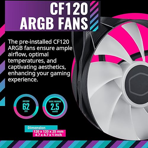 Miniatura 3 de Cooler Master TD500 Mesh V2 Airflow ATX Mid-Tower Case, malla poligonal, vidrio templado cristalino, panel superior extraíble, 3 ventiladores PWM