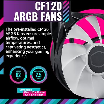 Cooler Master TD500 Mesh V2 Airflow ATX Mid-Tower Case, Polygonal Mesh, Crystalline Tempered Glass, Removable Top Panel, 3X Customizable 120mm PWM ARGB Fans, USB Gen 2 Type C (TD500V2-KGNN-S00)