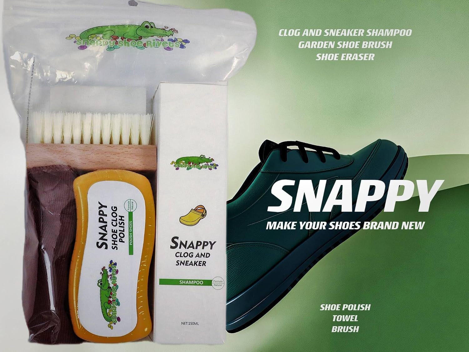 Shoe Shampoo - Ultimate Care for Clogs, Eva Rubber, Plastic, and Leather Shoes