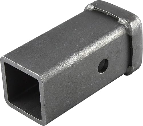 Miniatura 4 de TOPTOW 64453-2 Tubo receptor de enganche de remolque Caja de almacenamiento de 2 pulgadas x 6 pulgadas de longitud, soldadura en acero crudo, 2