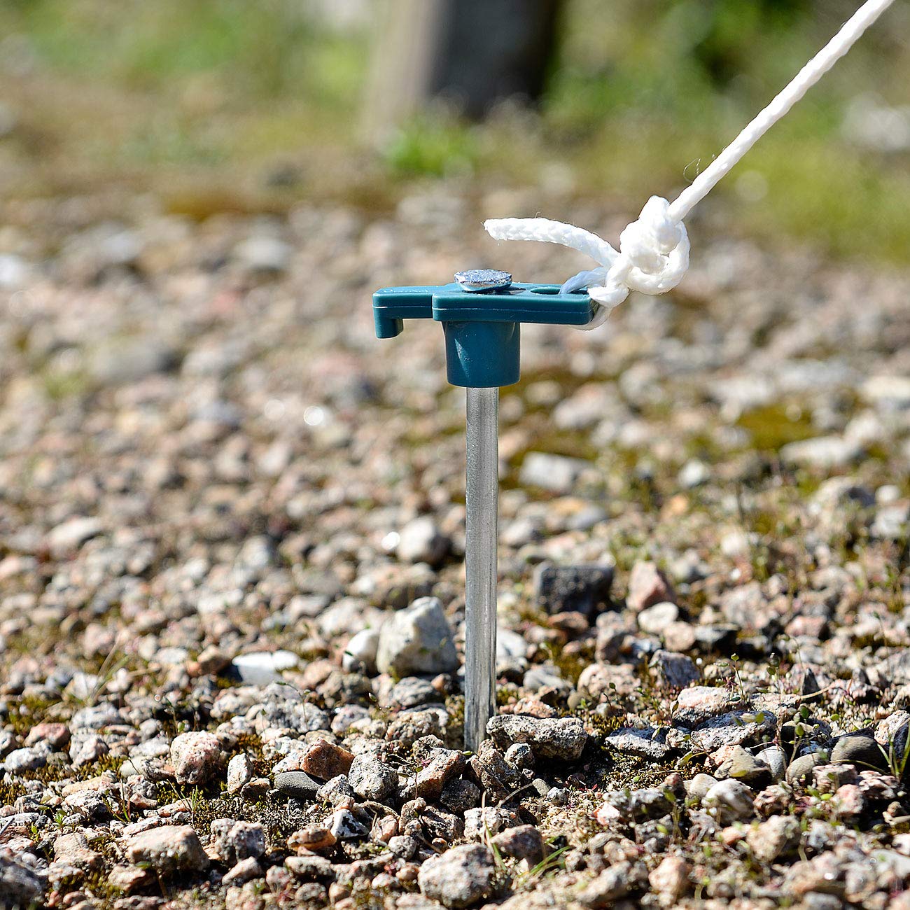 Semptec Urban Survival Technology Zeltnägel: 48er-Set Felsbodenheringe für steinigen Untergrund, 25 cm, Ø 7 mm (Heringe für steinigen Boden, Zelt-Hering, Nagel)