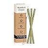Ibambo 10 Pack Reusable 100% Bamboo Straws – FSC Certified Washable Straws | 8 Inch Biodegradable & Compostable Straws with Straw Cleaner | Natural Bamboo Reusable Alternative to Disposable Straws