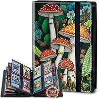 Vista 55 de Rossy Carpeta para tarjetas coleccionables, 9 bolsillos, impermeable, con 360 bolsillos laterales de carga para tarjetas deportivas y de fútbol