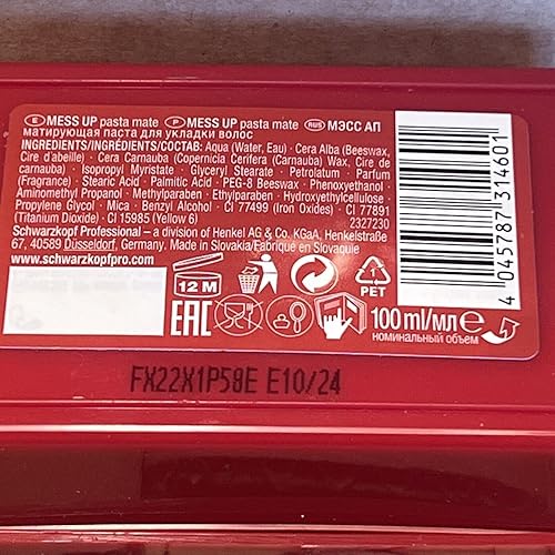 Miniatura 3 de Osis by Schwarzkopf Mess Up 34 oz paquete de 2