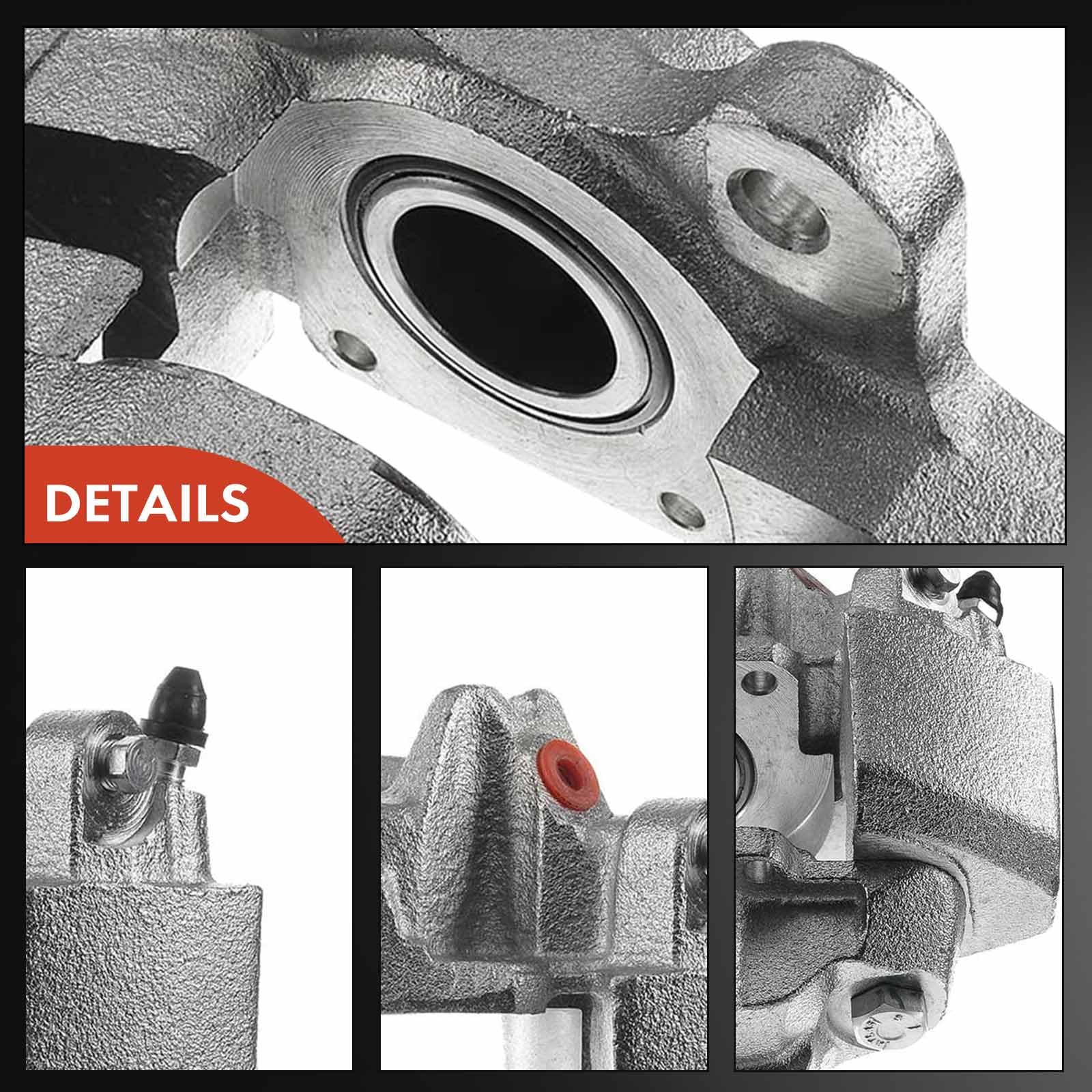 Frankberg 2x Pinza Freno Posteriore Sinistra Destra Compatibile con Defender Cabrio L316 Defender Pick-up L316 Defender Station Wagon L316 Replace# STC1268