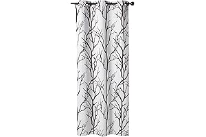 VCNY Home Kingdom Collection Tree Branch Curtains