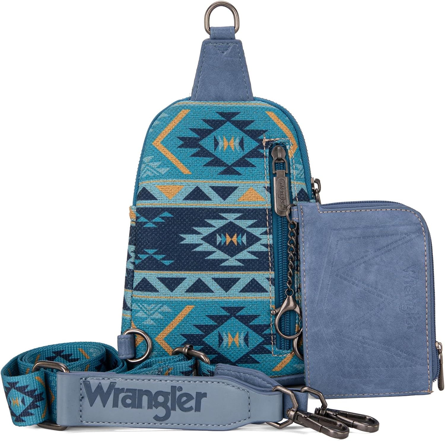 Wrangler Aztec Crossbody Sling Bags for Women Wallet Set | Sling, Bags - Image 6