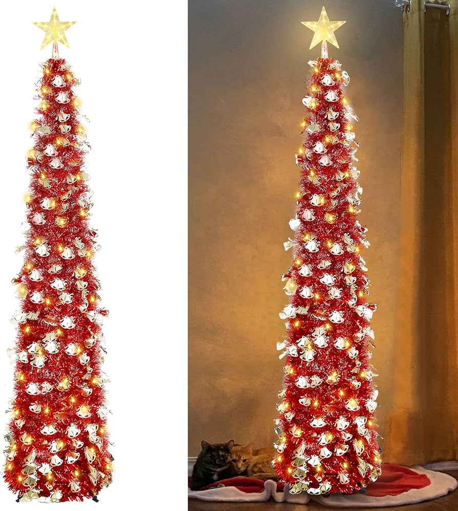 Light up christmas tinsel Clearance