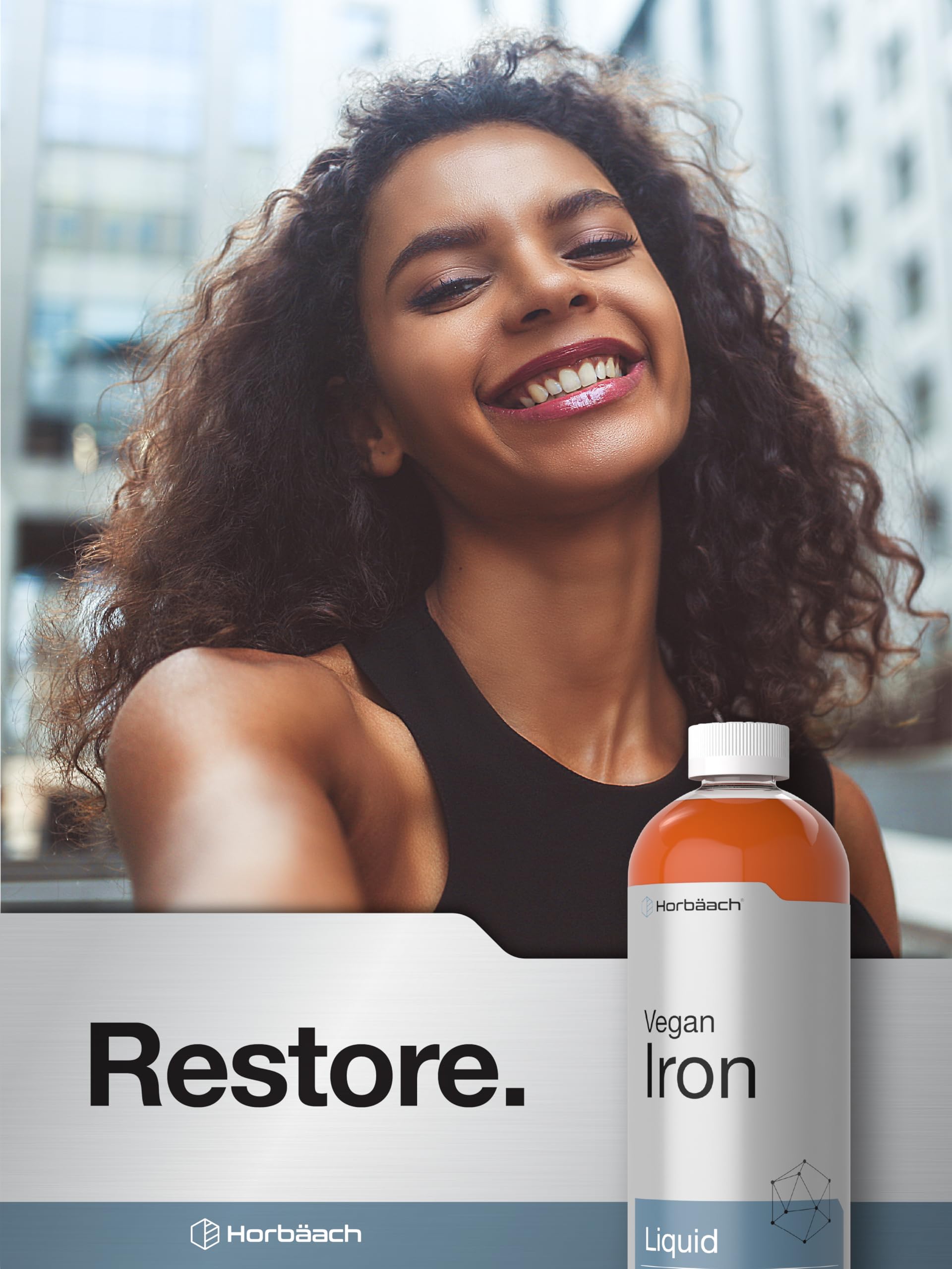 Horbäach Iron Supplement Liquid | 16 fl oz — Amazon image 6