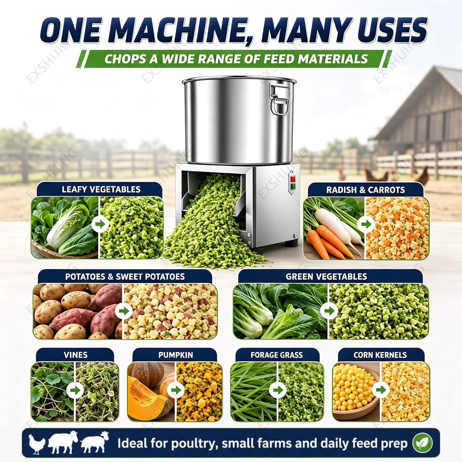 Robot Da Cucina Professionale, Trita-verdure Elettrico Da 2500 W