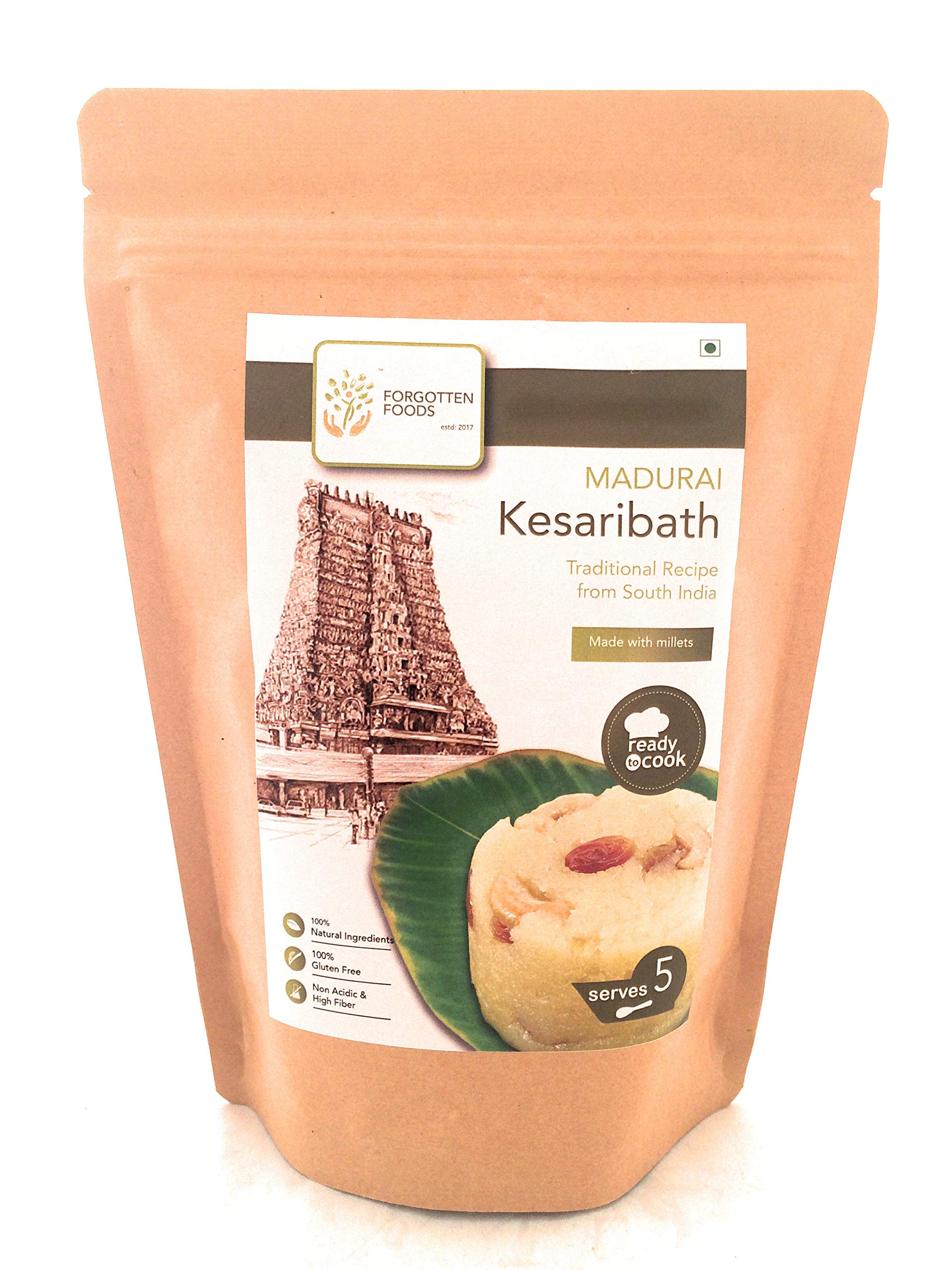 Buy FOODS "Millet Kesaribath" Instant Gluten Free Ready to